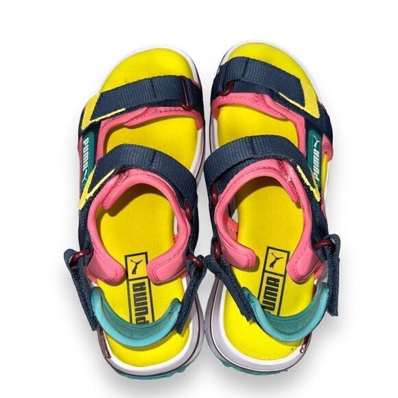 Puma Future Rider Sandals "Multicolor" Youth 4 Women's 5.5 - Picture 8 of 10
